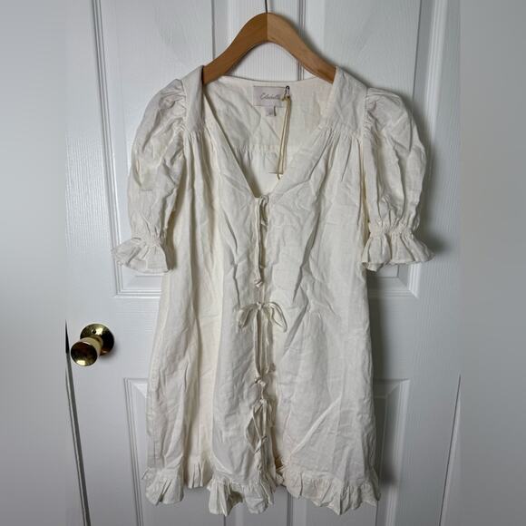 Cleobella Fiona Mini Dress Ivory XS - Picture 2 of 10
